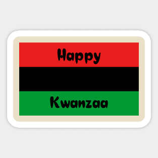 Happy Kwanzaa Sticker